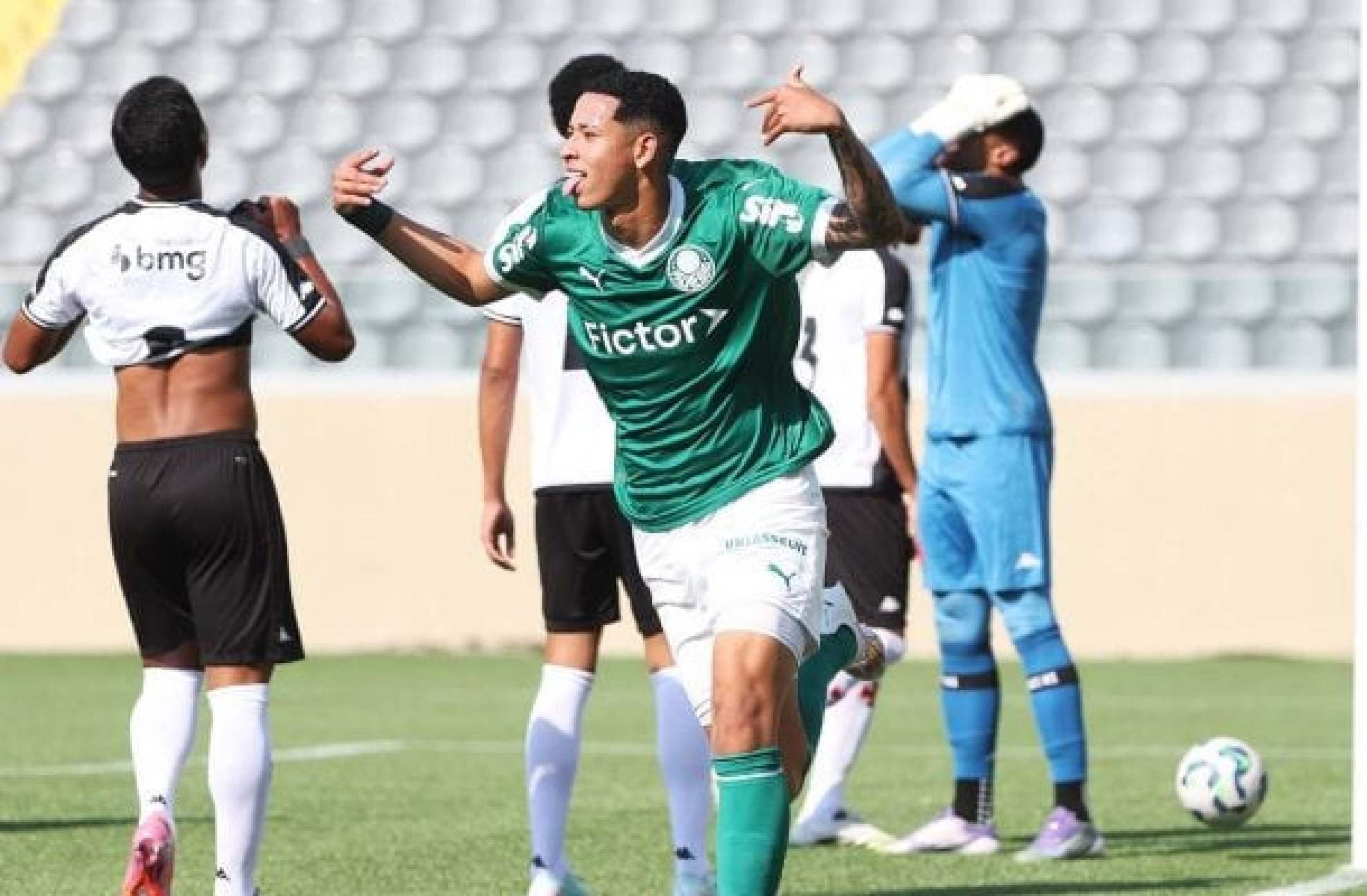 Palmeiras vence o Vasco e se classifica para a semifinal do Brasileiro Sub-17