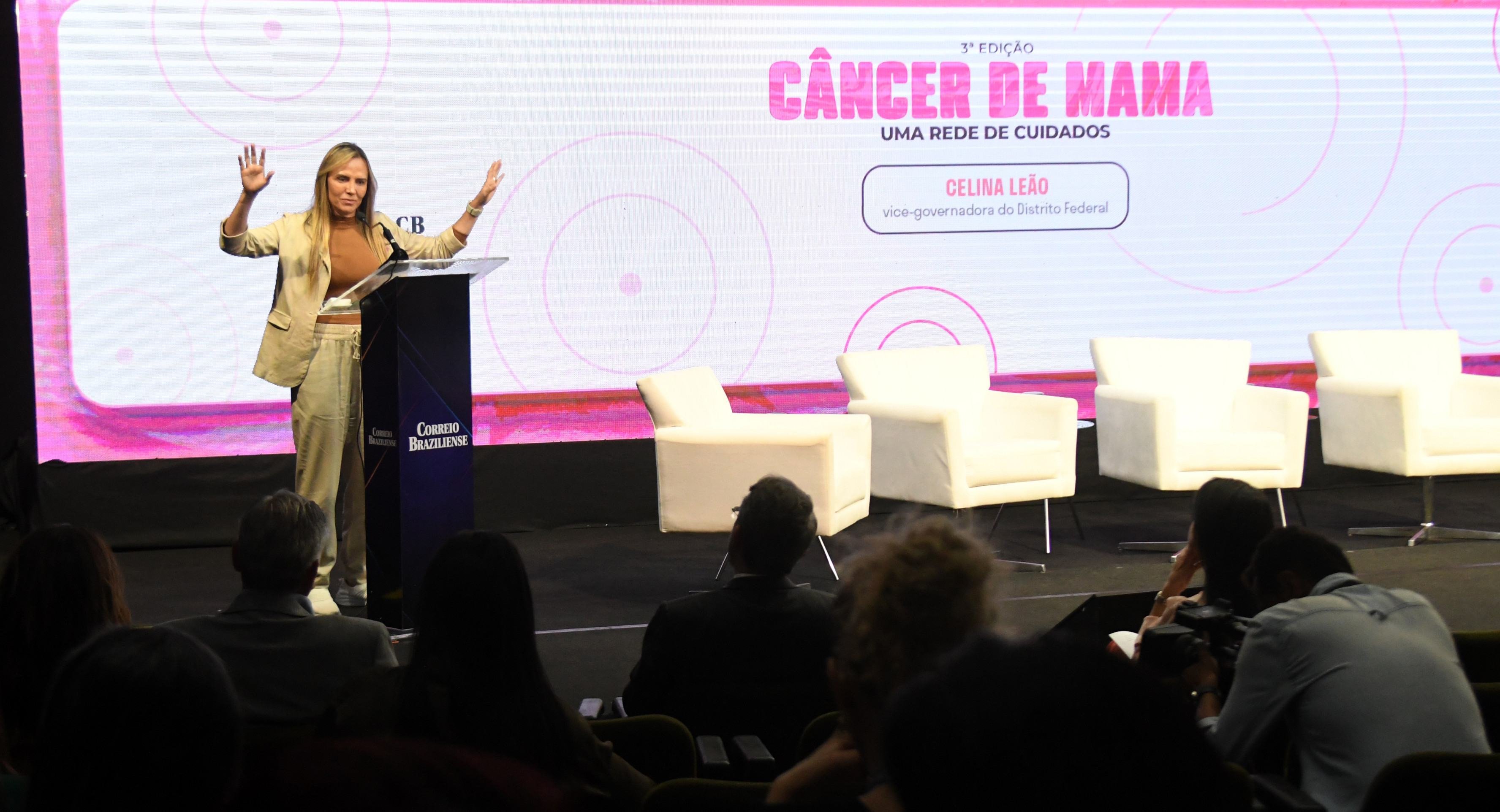 Celina Leão reafirma compromisso de zerar fila de mamografias