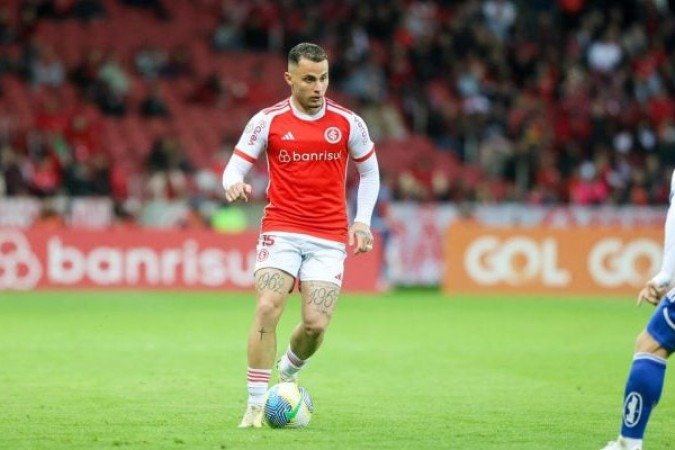 BRUNO GOMES - Voltou a atuar após 252 dias, mas ficou pouco tempo em campo. SEM NOTA - Foto: Ricardo Duarte/Internacional.