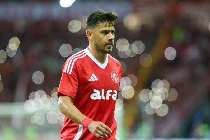 ROMERO - Muito apagado. Teve um gol anulado no 1° tempo, mas ficou só nisso. Não teve grande participação ofensiva. NOTA 4.5 - Foto: Ricardo Duarte/Internacional.