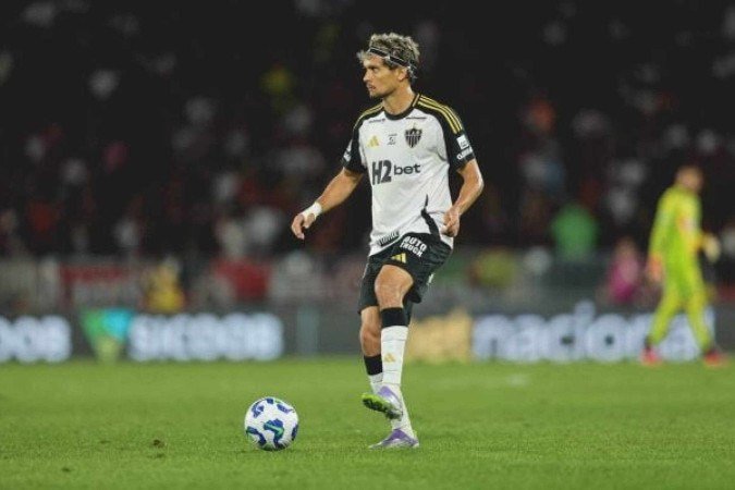 Scarpa foi contratado pelo Atlético em dezembro de 2023 -  (crédito: Foto: Pedro Souza / Atlético)