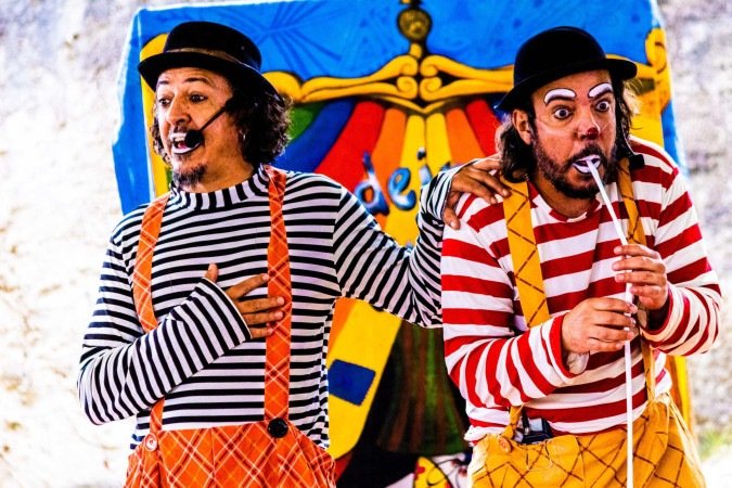 Irmãos Saúde, Ankomárcio Saúde (Chaubraubrau) e Ruiberdan Saúde (Raquaquá) completam 25 anos de trajetória juntos -  (crédito: Divulgação)