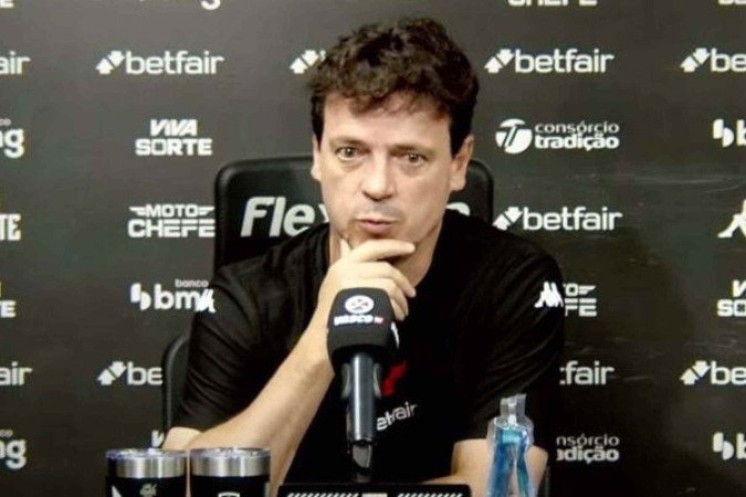 Diniz comenta derrota do Vasco para o Palmeiras e analisa Vegetti e Lucas Oliveira -  (crédito: Foto: Reprodução)