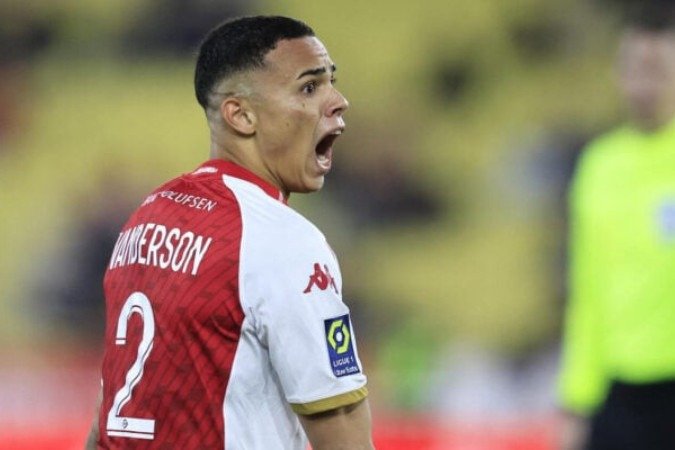 Vanderson em aÃ§Ã£o pelo Monaco -  (crédito: Foto: Valery Hache/AFP via Getty Images)