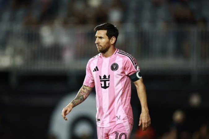 Messi passou em branco na dura derrota do Inter Miami -  (crédito: Foto: Carmen Mandato/Getty Images)