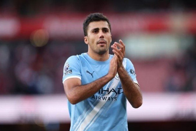 Rodri tenta reconquistar o ritmo de jogo no Manchester City - (crédito: Foto: Justin Setterfield/Getty Images)) Rodri tenta reconquistar o ritmo de jogo no Manchester City - (crédito: Foto: Justin Setterfield/Getty Images))