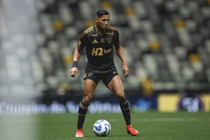 Rony não esteve em dia com a rede no empate do Atlético com o Juventude - (crédito: Foto: Pedro Souza / Atlético) Rony não esteve em dia com a rede no empate do Atlético com o Juventude - (crédito: Foto: Pedro Souza / Atlético)