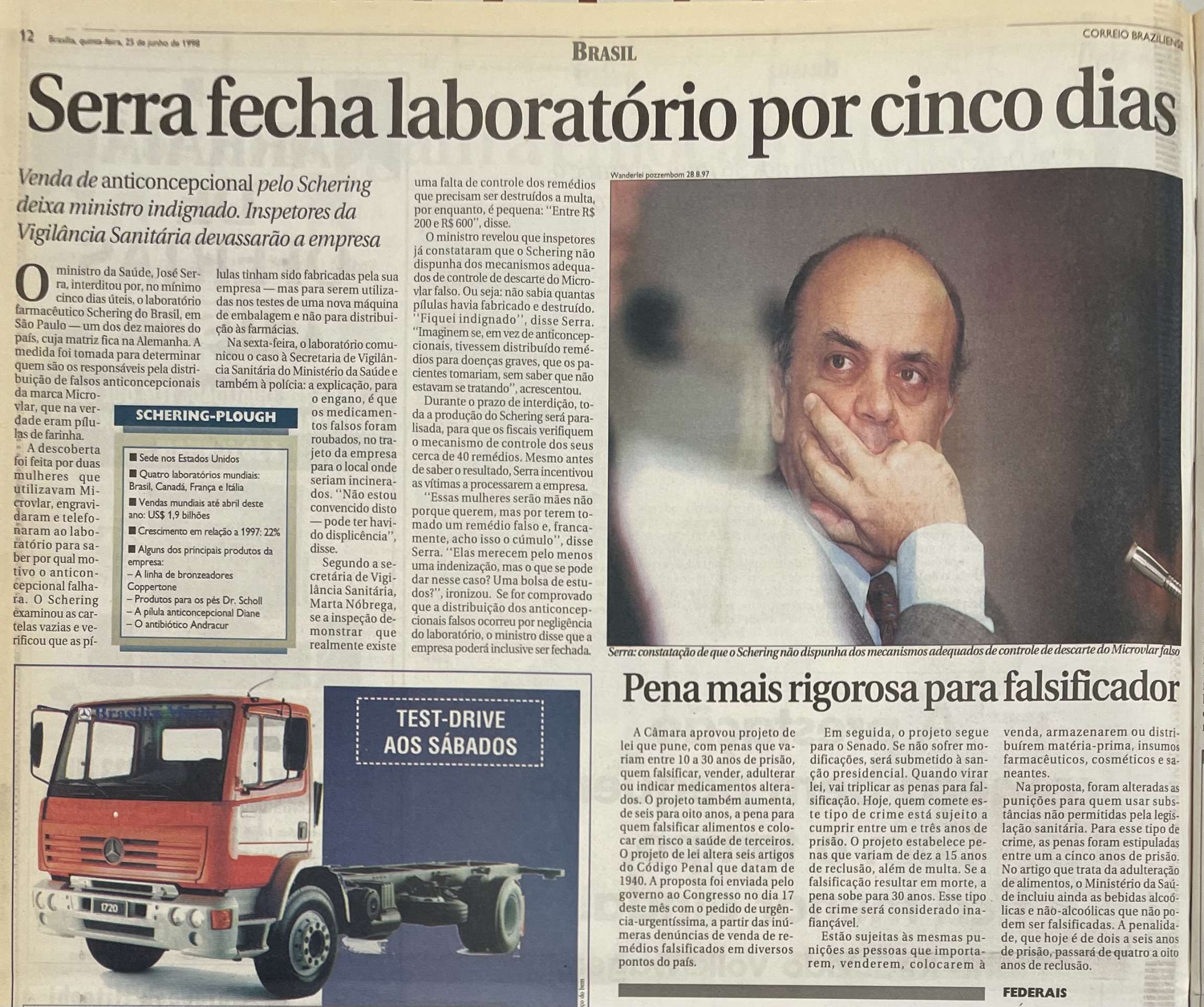O Correio estava lá