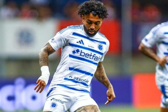 GABRIEL BARBOSA - No reencontro com o Maracanã e com o Flamengo, entrou no fim e fica sem nota - Foto: Mauricio Simões/Cruzeiro