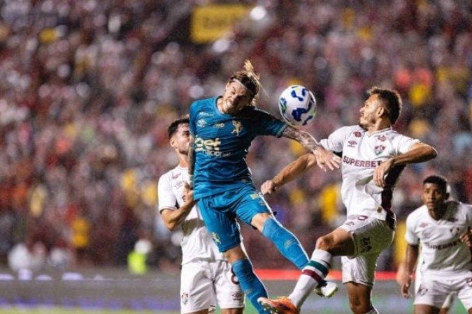 Sport arrancou um empate do Fluminense no último lance da partida - (crédito: Foto: Paulo Paiva / Sport Recife.) Sport arrancou um empate do Fluminense no último lance da partida - (crédito: Foto: Paulo Paiva / Sport Recife.)