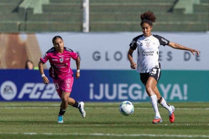 Corinthians empata com Indepediente Dragonas na estreia da Libertadores Feminina -  (crédito: Foto: Staff Images/Conmebol)