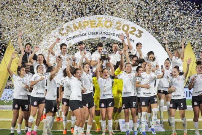  Corinthians - Libertadores Feminuna de 2023 - Campe..s - Portal Corinthians Futebol Feminino/Divulga....o
     -  (crédito: Portal Corinthians Futebol Feminino/Divulgação)