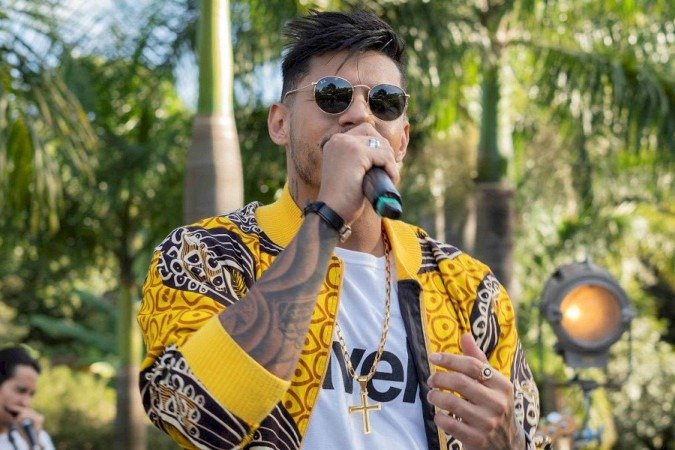 O rapper Hungria está internado na UTI do Hospital DF Star -  (crédito: Reprodução/Redes sociais)