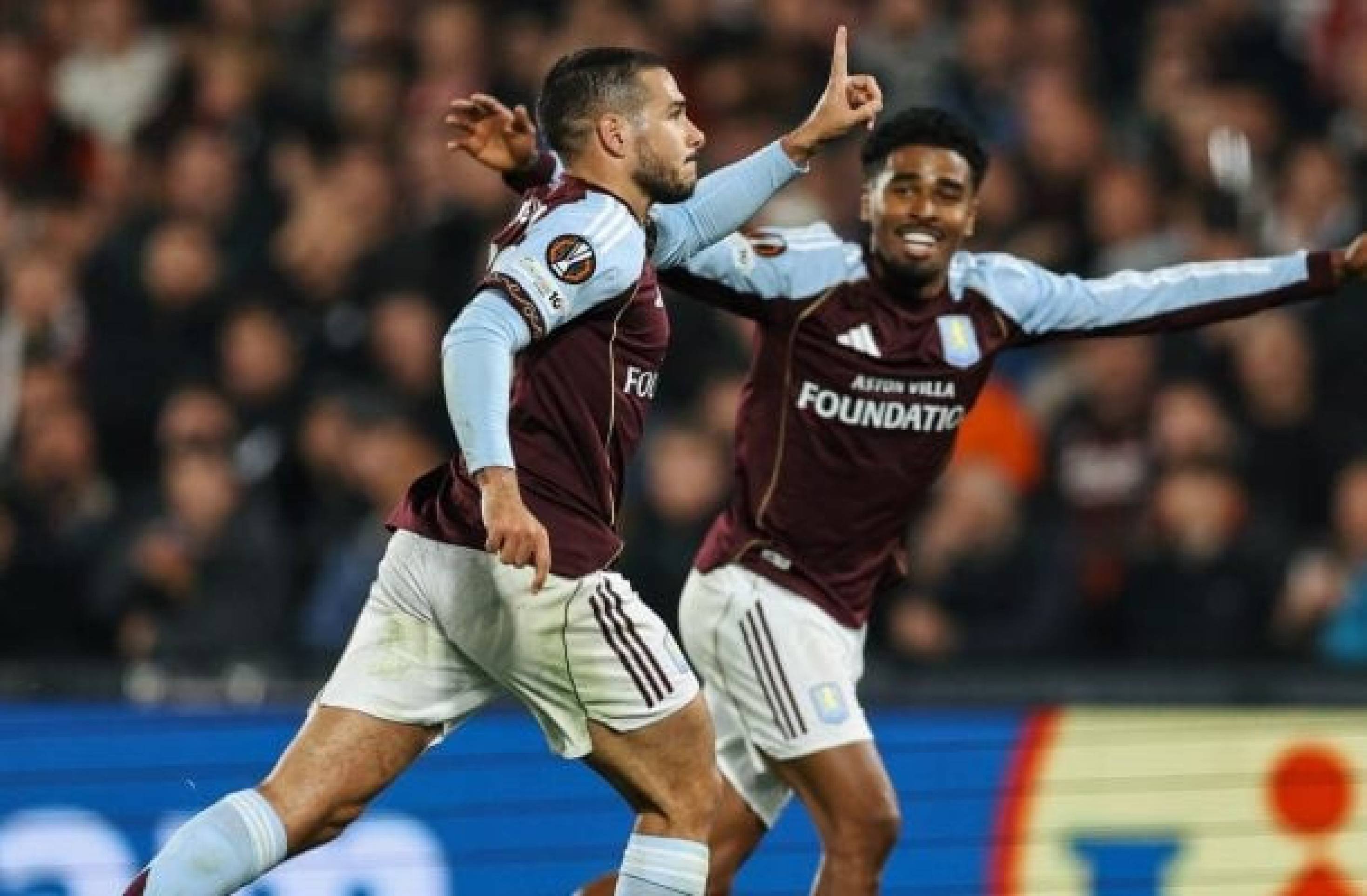 Aston Villa vence Feyenoord e mantém 100% na Liga Europa