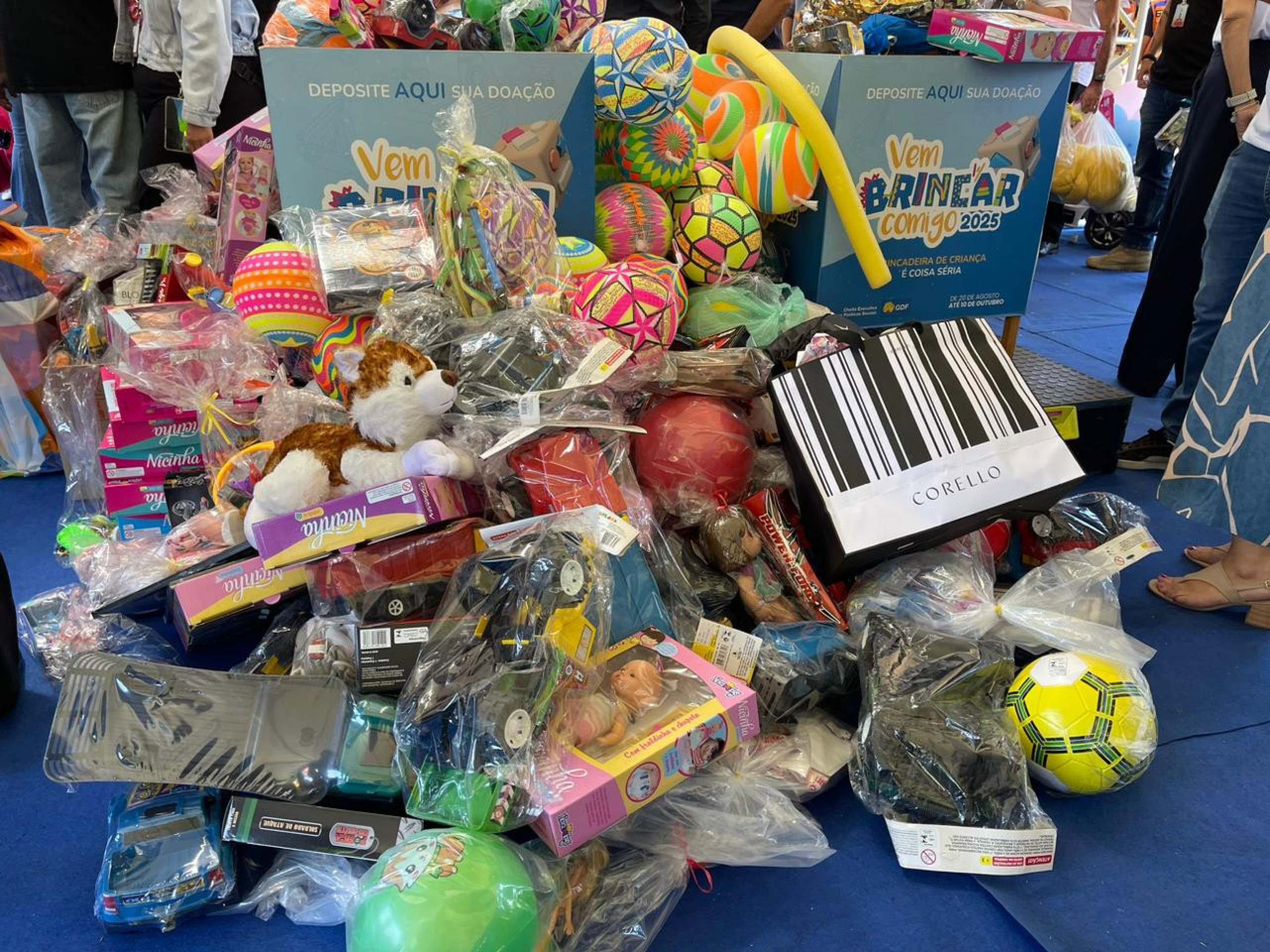 Doações para a campanha Vem Brincar Comigo podem ser feitas até 10 de outubro