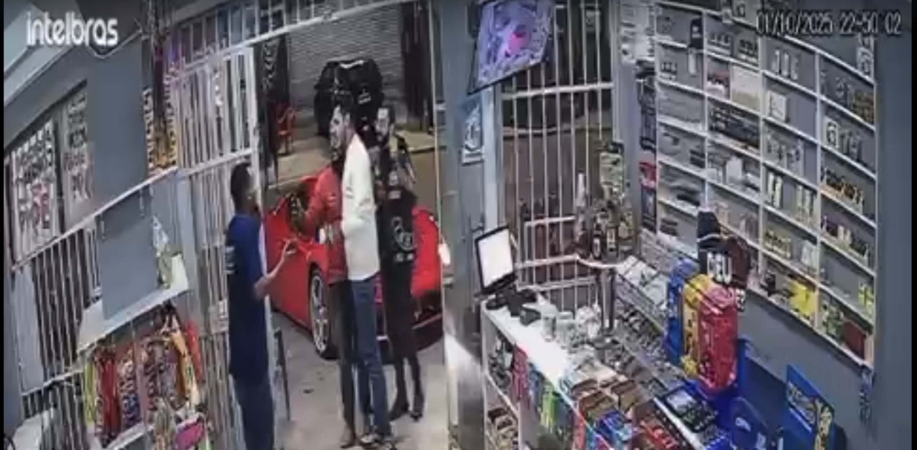 Vídeo mostra momento de Hungria comprando bebidas em distribuidora