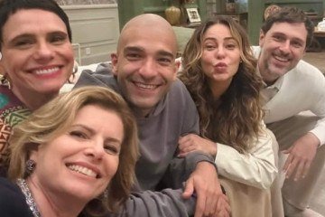 Débora Bloch se despediu das gravações no Estúdio K da Globo -  (crédito: Reprodução / Instagram )