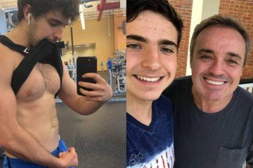 Filho de Gugu exibe tanquinho e 'shape' impressiona público - (crédito: Reprodução/Instagram) Filho de Gugu exibe tanquinho e 'shape' impressiona público - (crédito: Reprodução/Instagram)