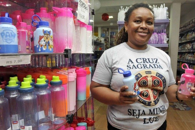 A professora Iris Aparecida vai presentar os 30 alunos dela -  (crédito:  Marcelo Ferreira/CB/D.A Press)