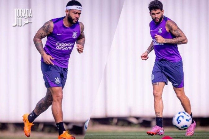 Dupla volta a jogar junto depois de longo período afastados -  (crédito: Foto: Rodrigo Coca/Agência Corinthians)