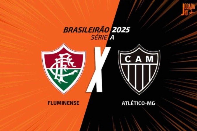 Fluminense e Atlético-MG prometem jogão no Maracanã neste sábado (4/10) -  (crédito: Arte: Jogada10)