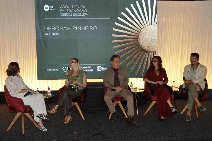 Arquitetos conversam sobre acessibilidade, automação e sustentabilidade no CB Talks -  (crédito:  Minervino Júnior/CB)