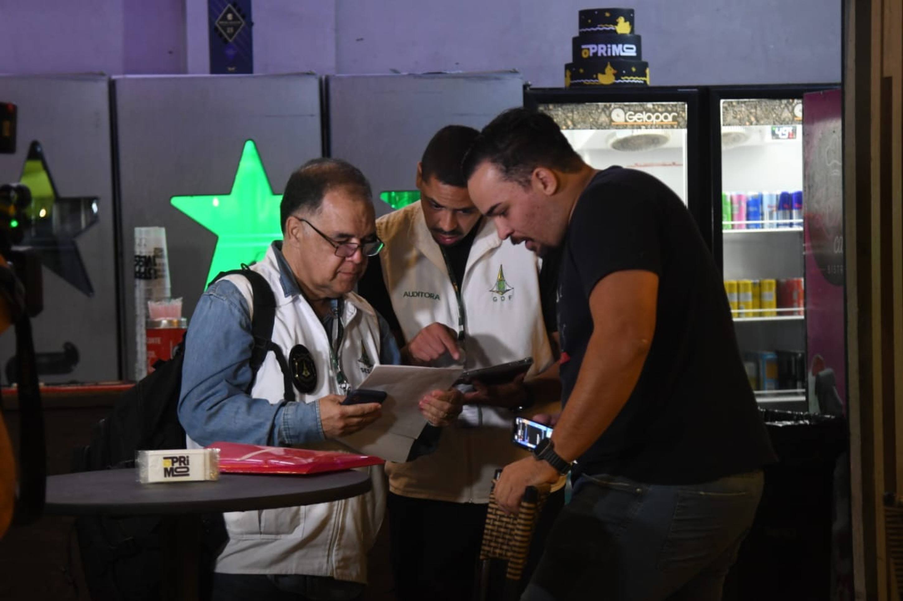 Operação de fiscalização de bebidas no DF