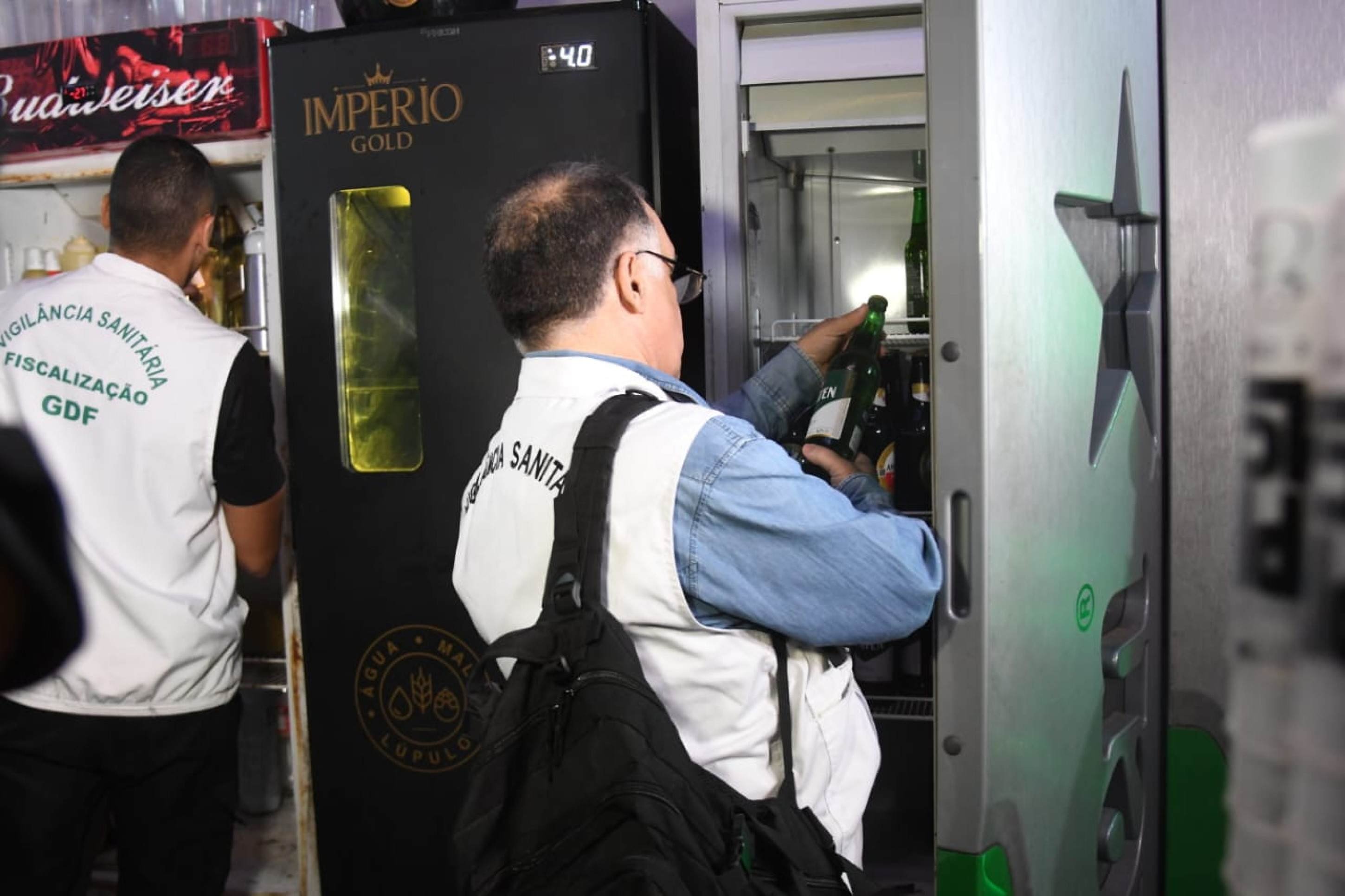 Operação de fiscalização de bebidas no DF