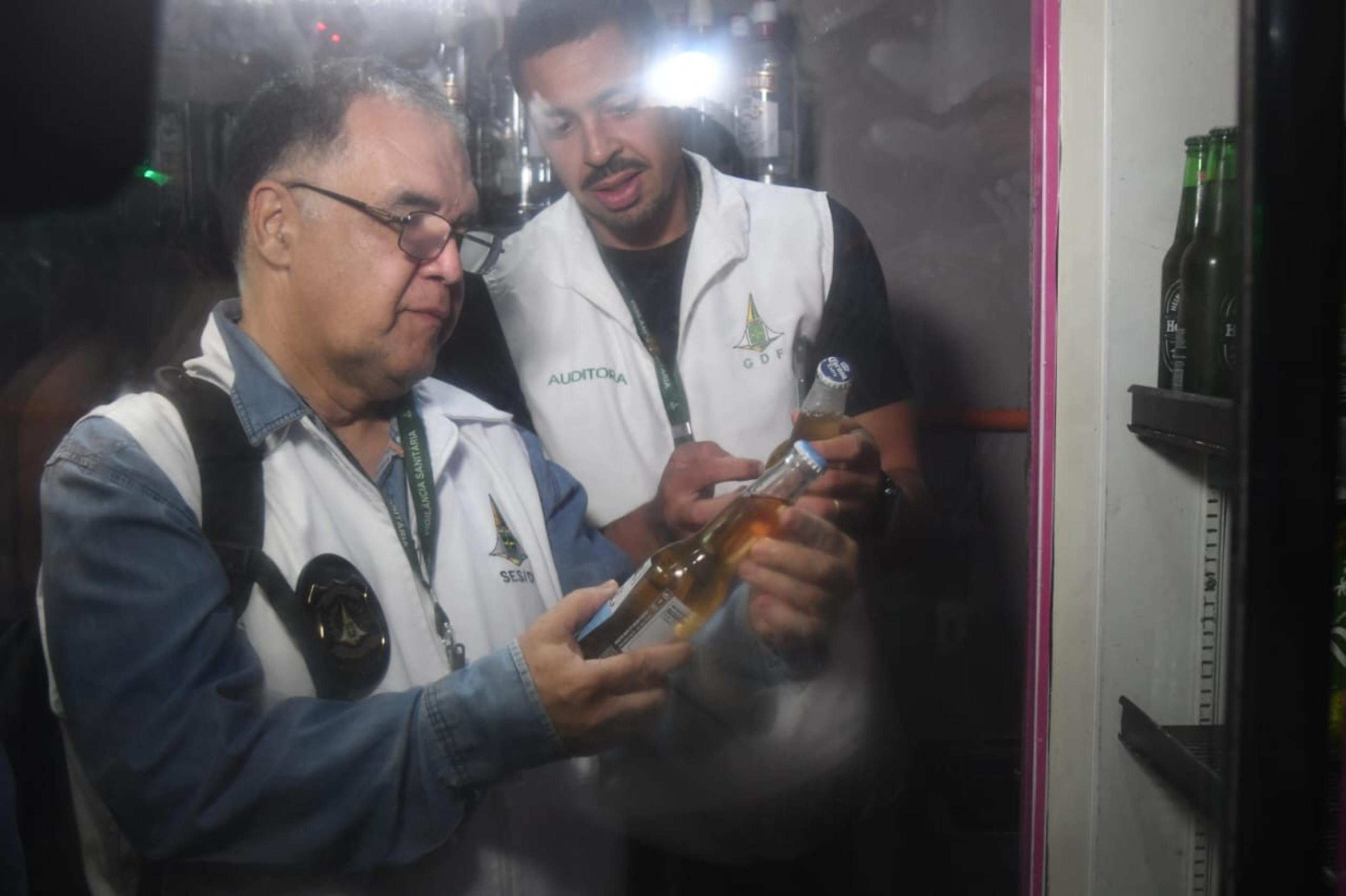 Operação de fiscalização de bebidas no DF