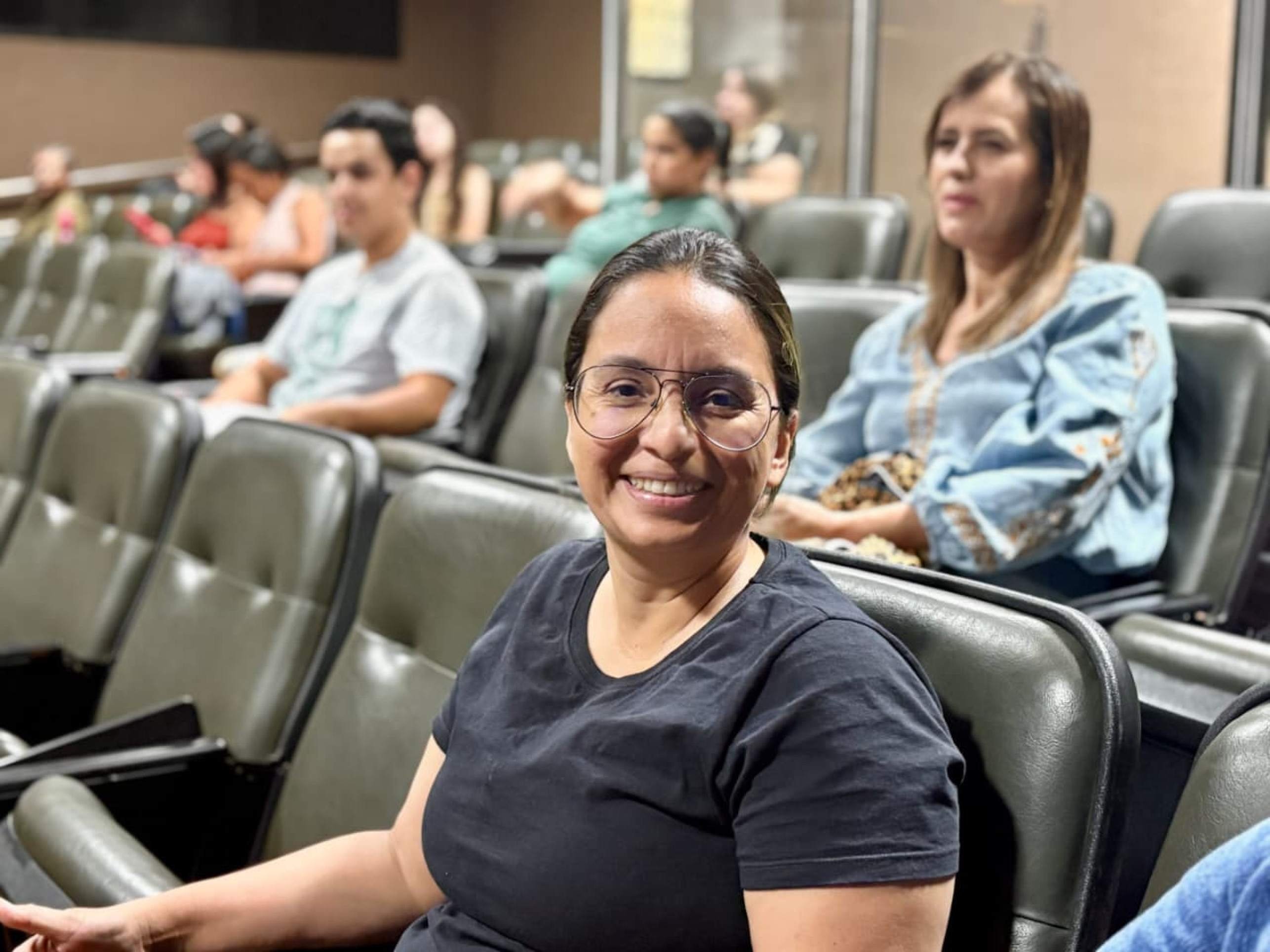 Luciana Carnauba afirma que a experiência ajuda a manter a tranquilidade