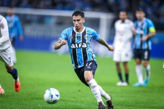DODI - Marcou corretamente, mas não goi bem no ataque - Nota 6,0 - Foto: Lucas Uebel/Grêmio 