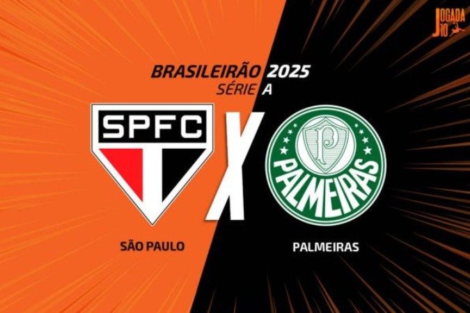São Paulo e Palmeiras se enfrentam pela 27ª rodada do Brasileirão - (crédito: Foto: Arte/Jogada10) São Paulo e Palmeiras se enfrentam pela 27ª rodada do Brasileirão - (crédito: Foto: Arte/Jogada10)