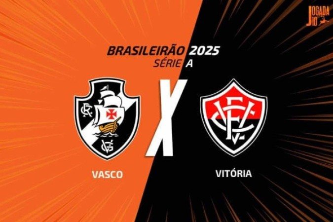 Vasco x Vitória: onde assistir, escalações e arbitragem -  (crédito: Arte Jogada10)