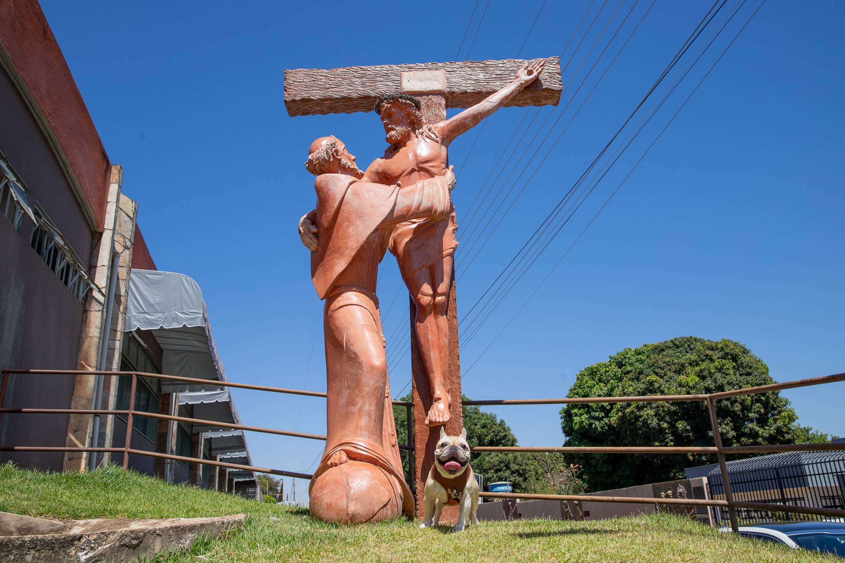 Donatello Leandro foi um dos  primeiros pets a serem abençoados