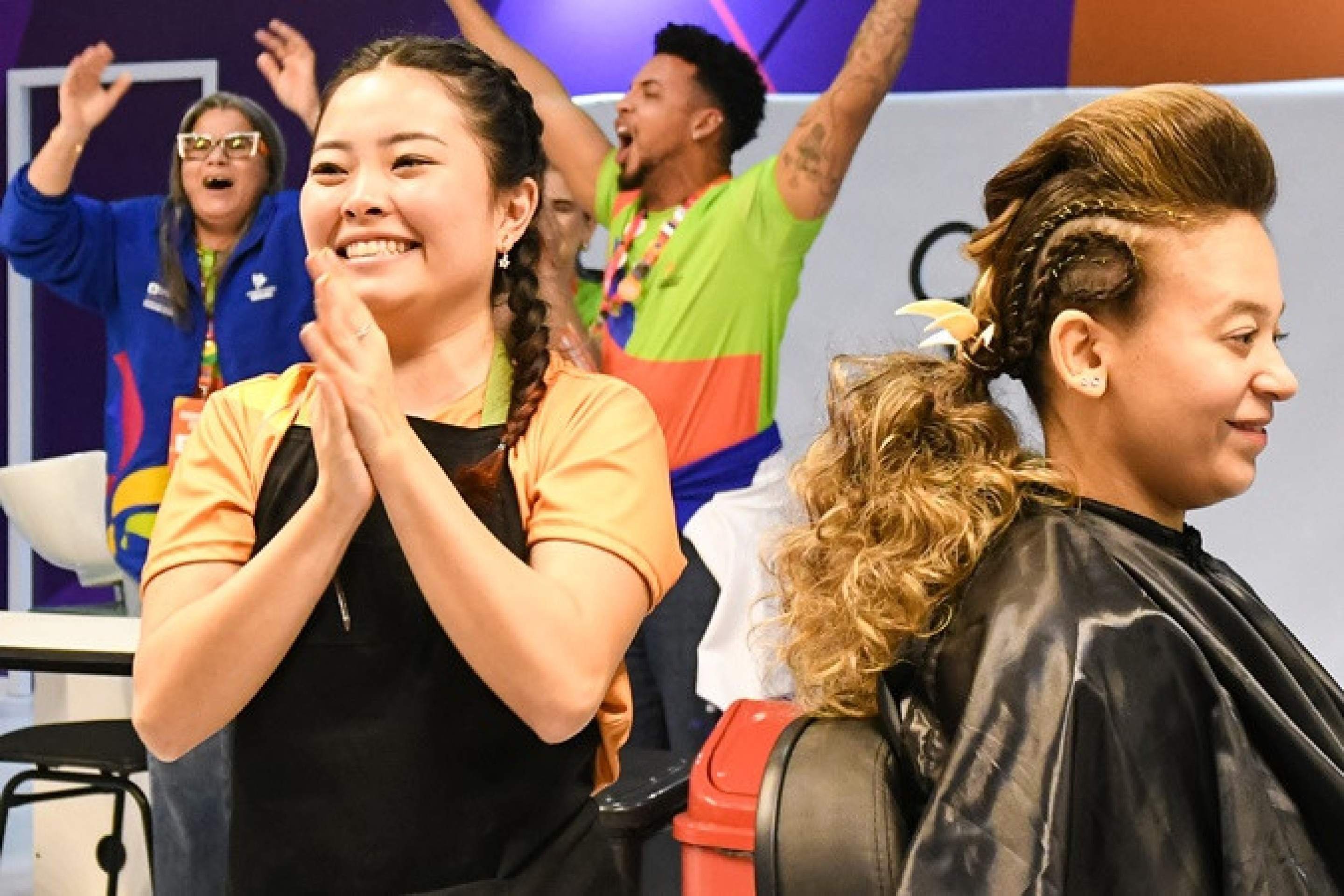 Angélica Matsuda (PR): melhor na categoria de cabeleireiro