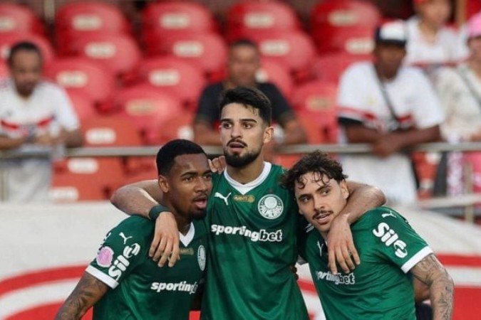 Palmeiras vence mais uma pelo Campeonato Brasileiro e segue na luta pelo título -  (crédito: Foto: Cesar Greco/Palmeiras)
