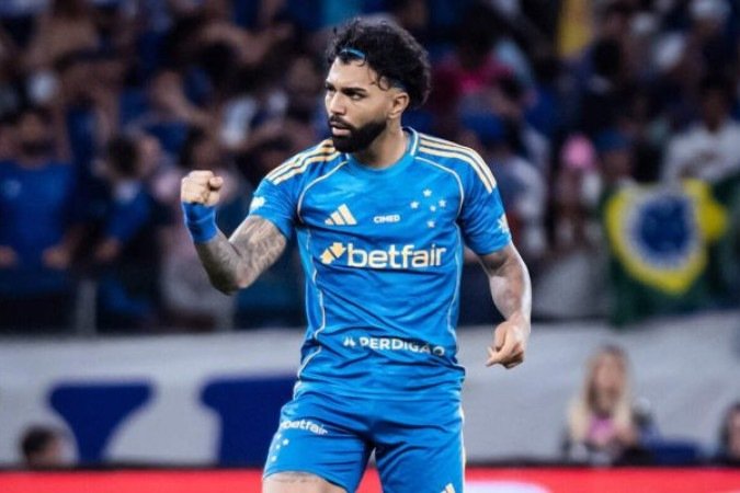 Gabigol celebra o seu gol no empate em 1 a 1 do Cruzeiro contra o Sport - (crédito: Foto: Gustavo Aleixo/Cruzeiro) Gabigol celebra o seu gol no empate em 1 a 1 do Cruzeiro contra o Sport - (crédito: Foto: Gustavo Aleixo/Cruzeiro)