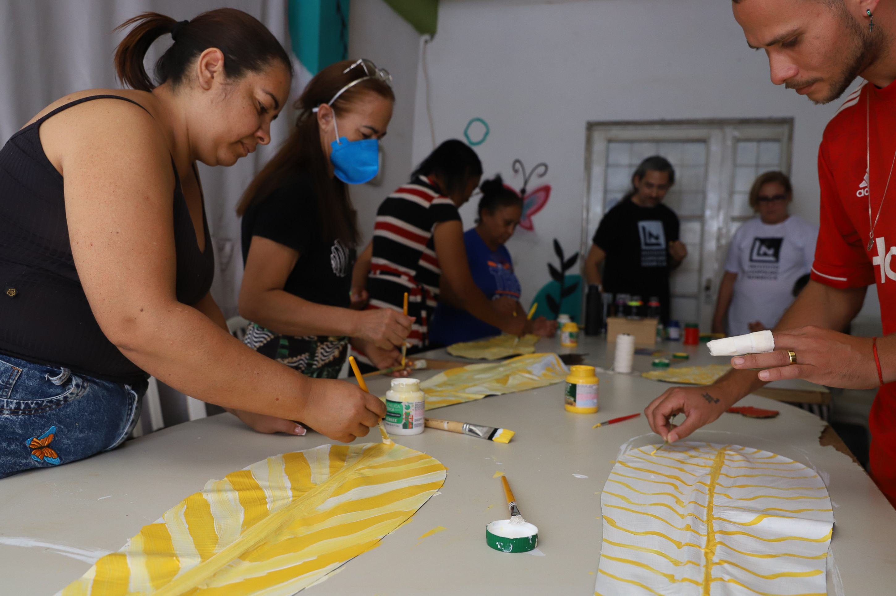 Leopoldo Nóbrega, artista plástico de Pernambuco, homenageou o Cerrado nesta obra criada com o Instituto