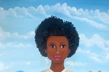 Esperança Garcia, primeira advogada 
do Brasil, pintura de Luciana Nascimento