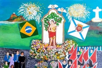 Obra de Vera Marina, homenageada da edição, faz referência a São Sebastião