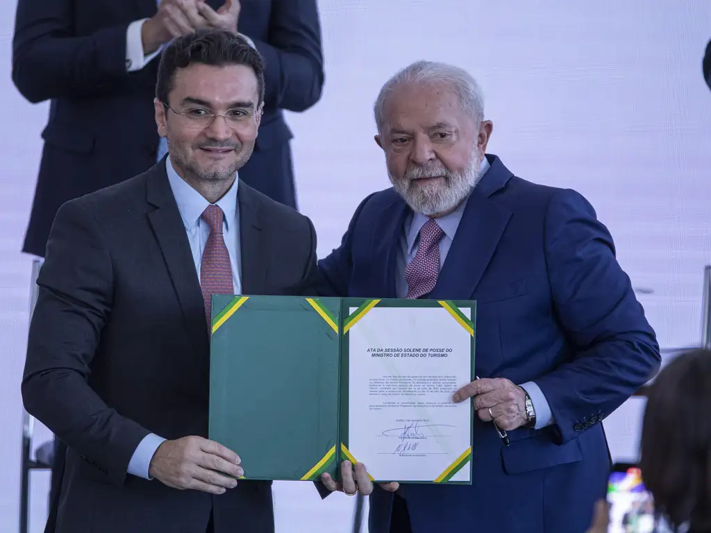 Lula anunciou a demissão de Celso Sabino na tarde desta quarta-feira -  (crédito: Joédson Alves/Agência Brasil) -Lula anunciou a demissão de Celso Sabino na tarde desta quarta-feira -  (crédito: Joédson Alves/Agência Brasil)