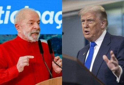 Lula pede a Trump fim do tarifaço e das sanções às autoridades brasileiras -  (crédito: Platobr Politica)