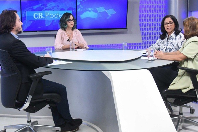  06/10/2025 - Ed Alves CB/DA Press. CB Poder. recebe  Fabiano dos Anjos, subsecretario de Saude/DF e Marcia Olive, Diretora da Vigilancia Sanitaria/DF. -  (crédito:  Ed Alves CB/DA Press)