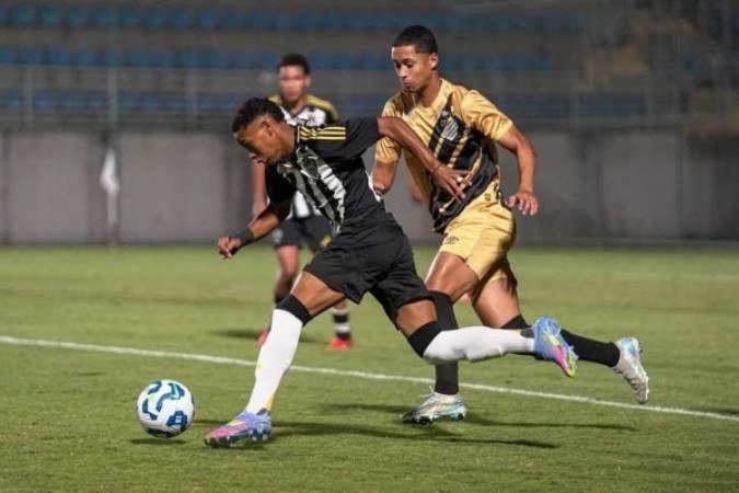 Galo e Furacão se enfrentaram na primeira fase da competição - (crédito: Foto: Fabio Pinel / Atlético MG) Galo e Furacão se enfrentaram na primeira fase da competição - (crédito: Foto: Fabio Pinel / Atlético MG)