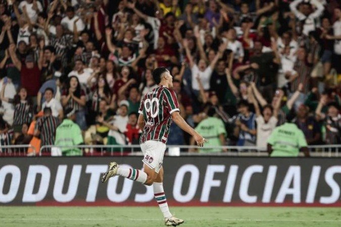 Serna marcou na vitória do Fluminense sobre o Atlético-MG - (crédito: Foto: LUCAS MERÃ?ON / FLUMINENSE) Serna marcou na vitória do Fluminense sobre o Atlético-MG - (crédito: Foto: LUCAS MERÃ?ON / FLUMINENSE)