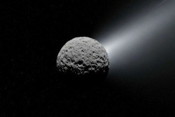 Concepção artística do cometa 3I/Atlas - (crédito: Whisk) Concepção artística do cometa 3I/Atlas - (crédito: Whisk)