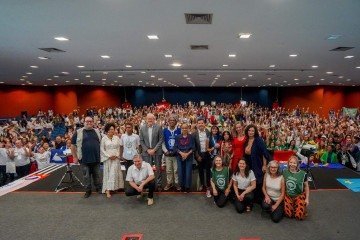 VI Conferência Nacional Infantojuvenil pelo Meio Ambiente. Luziânia/GO.
 -  (crédito: Rogério Cassimiro/MMA)