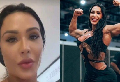 Gracyanne rasga o verbo após ser tratada como coitada: 'Olhar de piedade' -  (crédito: Reprodução/Instagram)