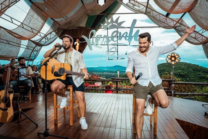 Cleber & Cauan voltam para Brasília para celebrar o álbum Resenha em Piri em show com sucessos da dupla - (crédito: Divulgação) Cleber & Cauan voltam para Brasília para celebrar o álbum Resenha em Piri em show com sucessos da dupla - (crédito: Divulgação)