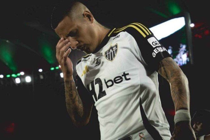 Atleta é um extraclasse do Galo mas torcedores estão impacientes -  (crédito: Foto: Pedro Souza / Atlético)